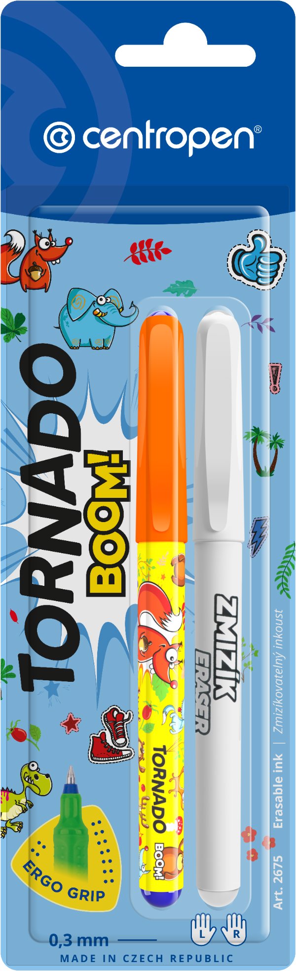 CENTROPEN Tornado boom! 2675 + zmizík (náhodná farba pera)