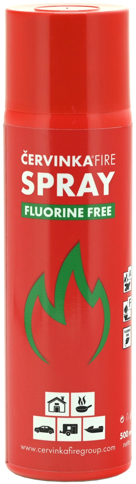 ČERVINKA Hasiaci sprej s bezfluórovým hasivom 500 ml