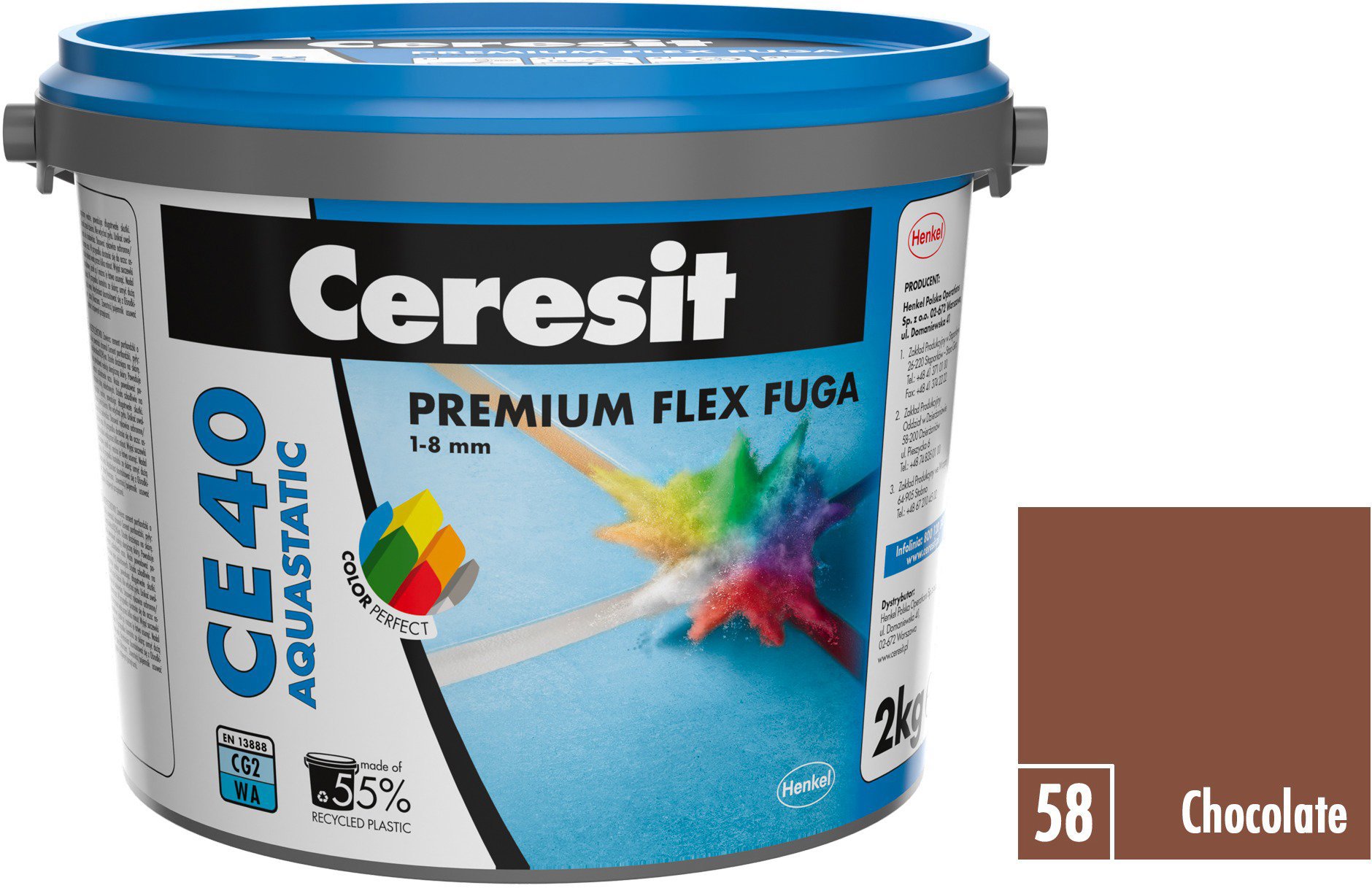 Ceresit Škárovacia hmota CE 40 chocolate, 2 kg