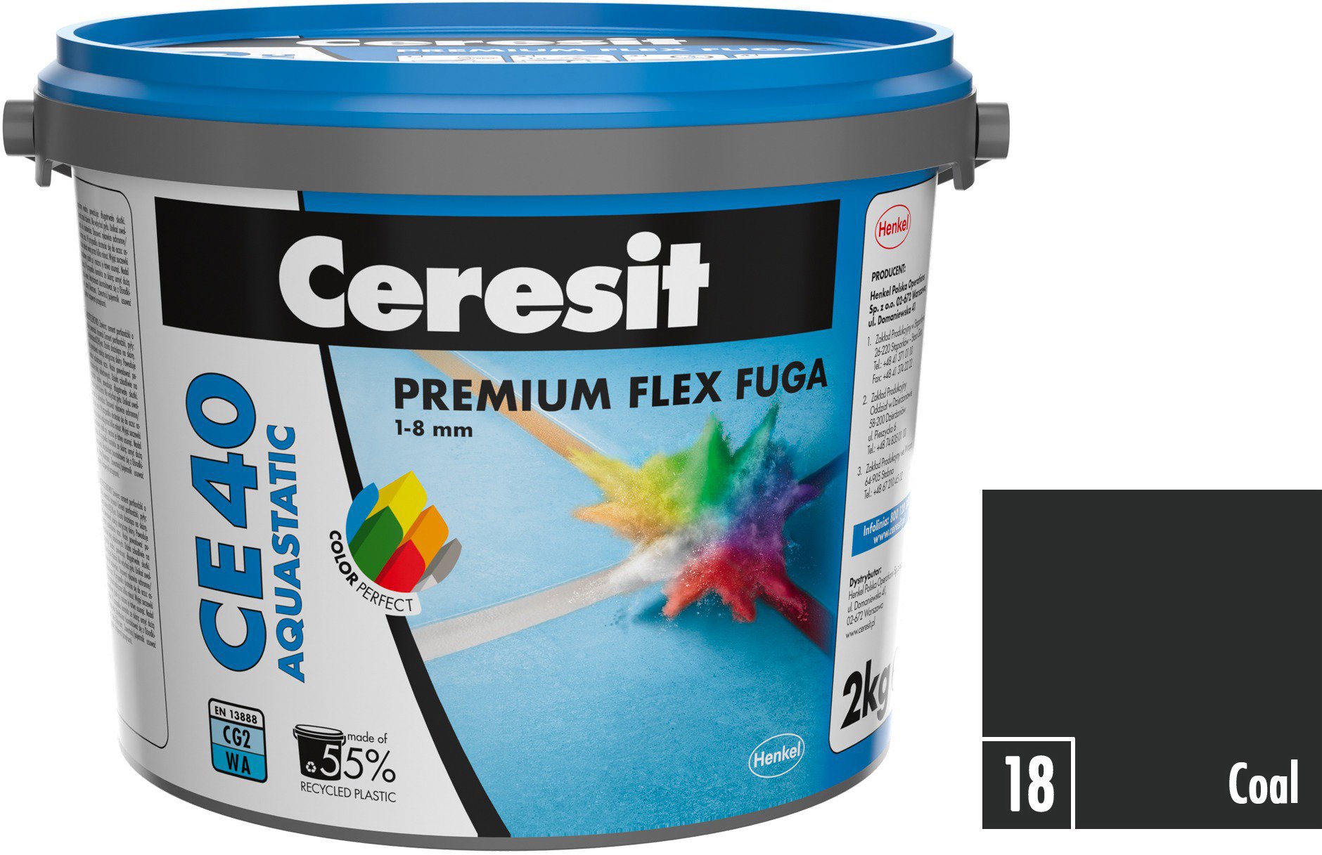 Ceresit Škárovacia hmota CE 40 coal, 2 kg
