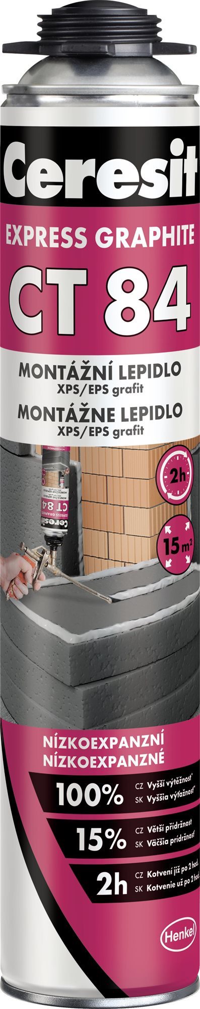 Ceresit Polyuretánové lepidlo CT 84 Express Graphite