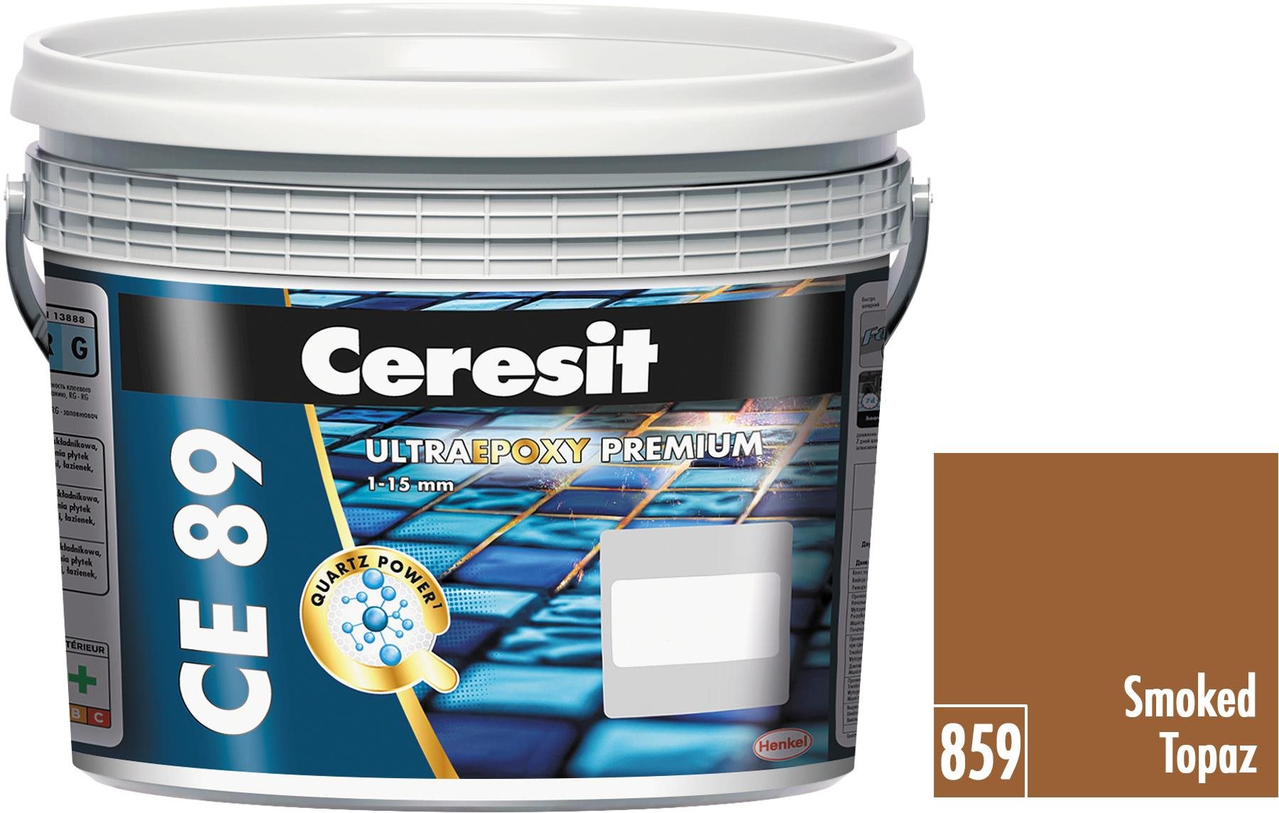 Ceresit Škárovacia hmota CE 89 UltraPox Color Smoked Topaz, 2,5 kg