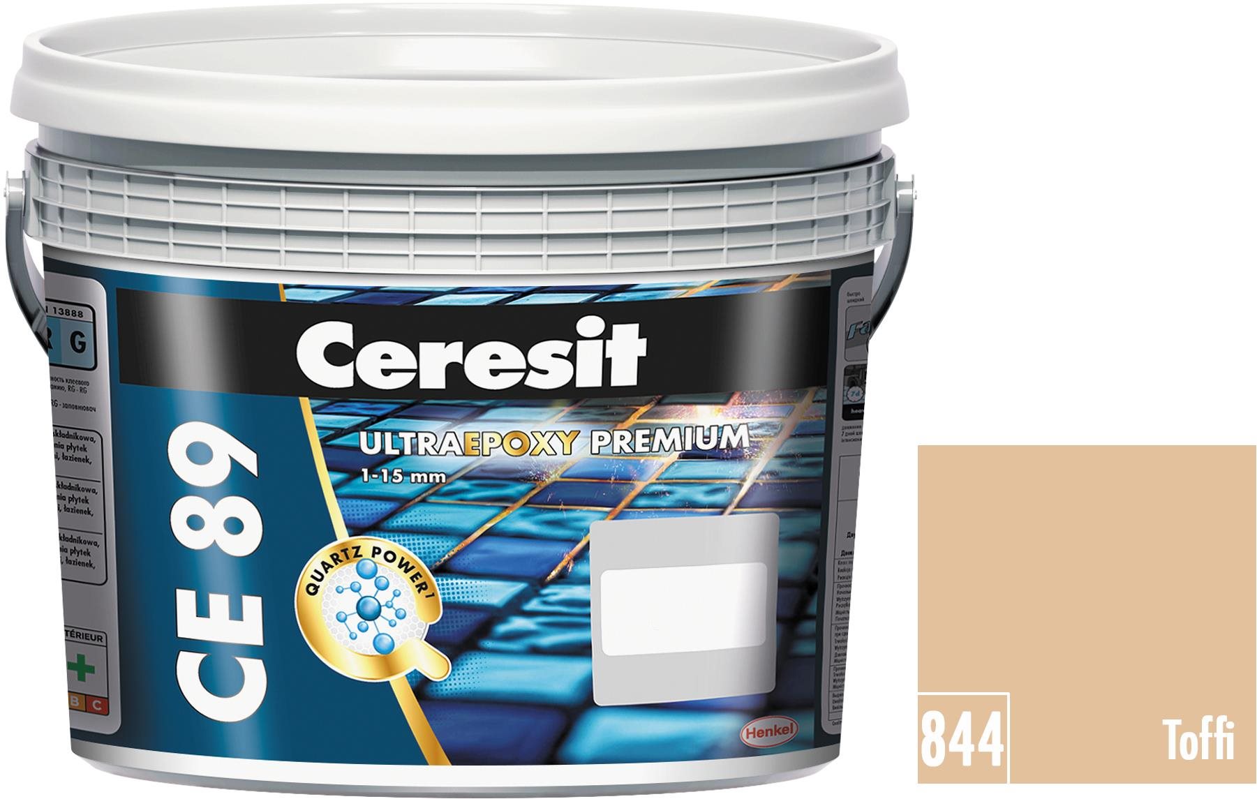 Ceresit – Škárovacia hmota CE 89 UltraPox Color Toffi, 2,5 kg
