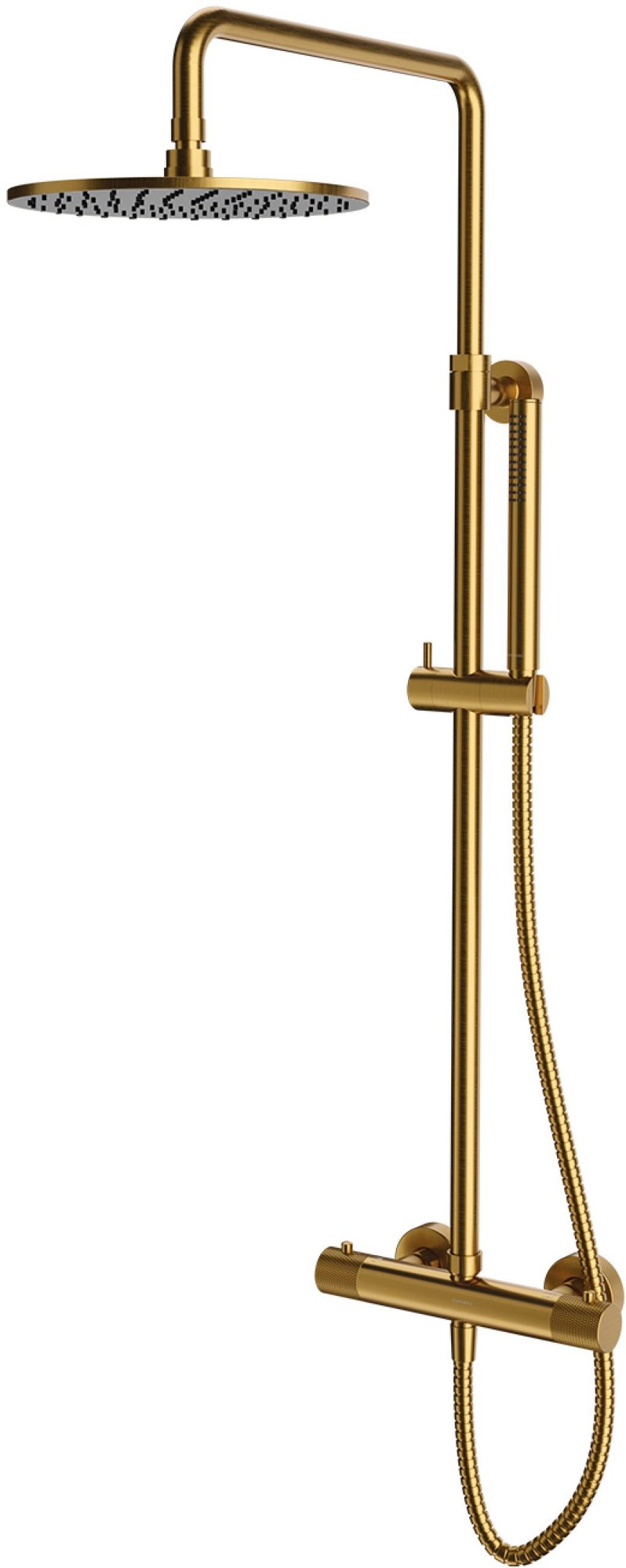 OMNIRES Contour Termostatický sprchový stĺp, zlatý kefovaný/GLB/(CT8044GLB)