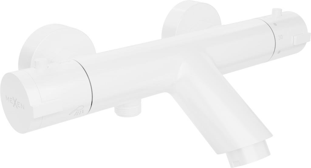 MEXEN Termostatická vaňová batéria Kai, biela (77300-20)