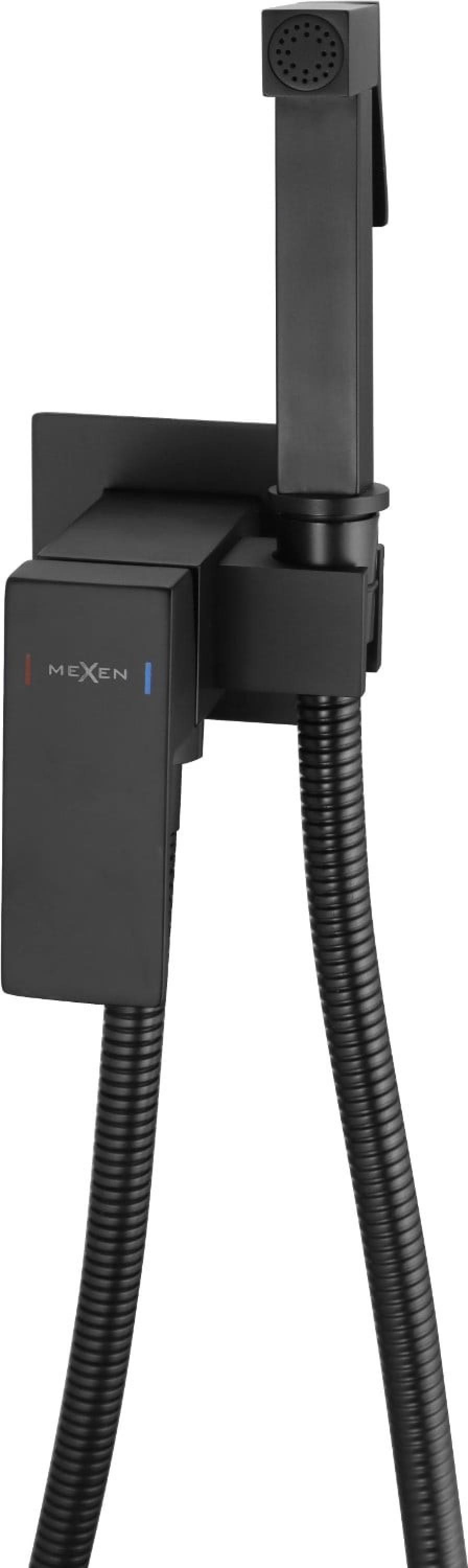 MEXEN Cube Podomietková bidetová batéria, čierna (7599150-70)