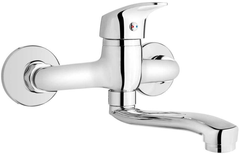 INVENA AVA NEW umývadlová/drezová batéria, 20 cm (BC-06-001-B)