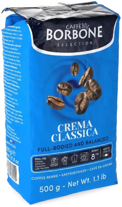 Caffe Borbone Crema Classica zrnková 500g