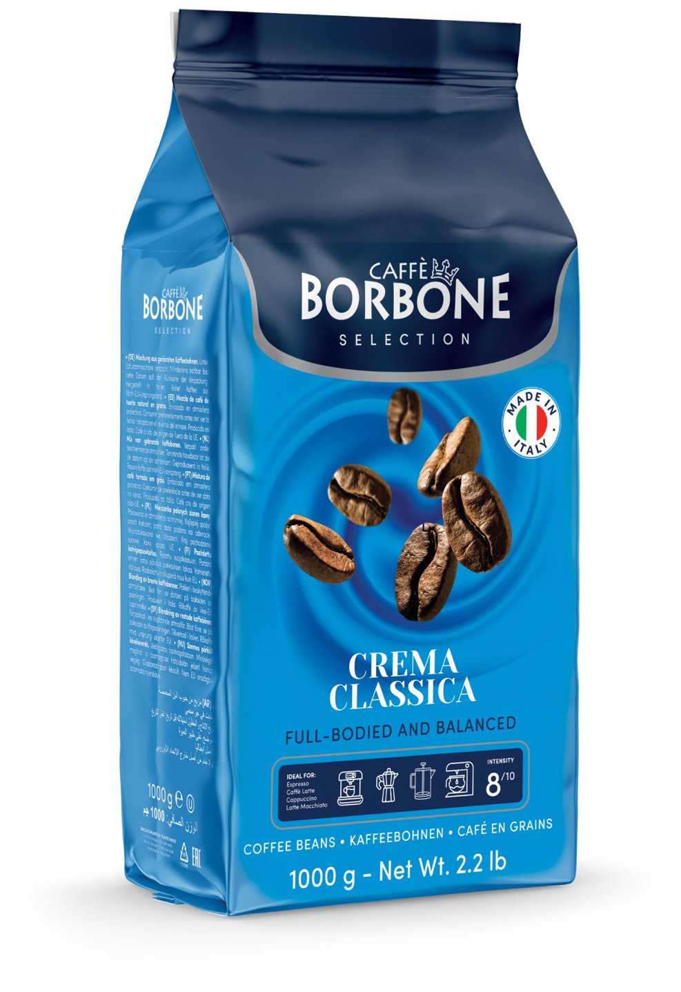 Caffe Borbone Crema Classica zrnková 1000g