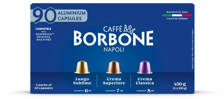 Caffe Borbone Variety Pack 90 kapslí