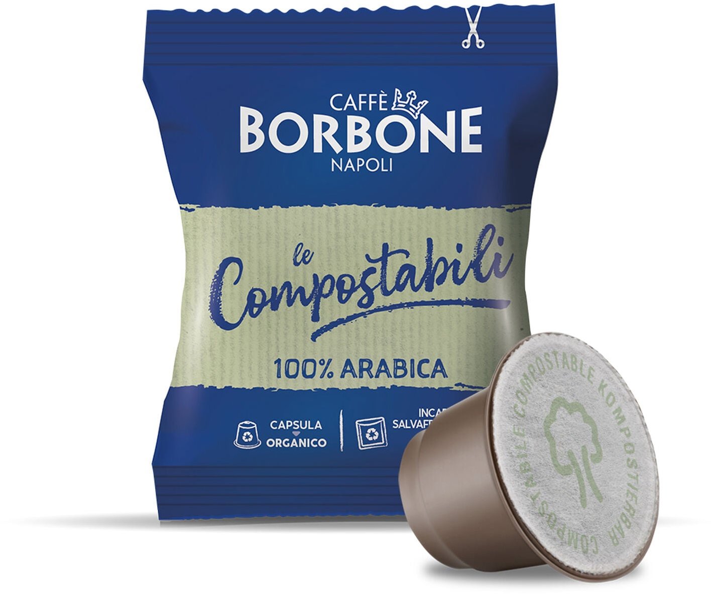 Caffe Borbone 100% Arabica 50 kompostovatelných kapslí