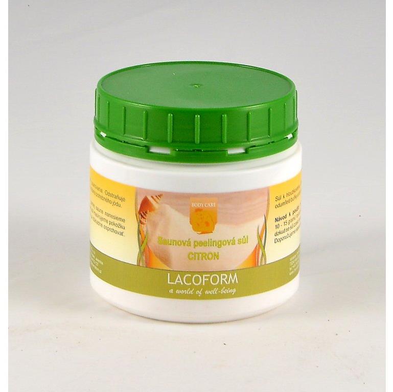 Peelingová soľ 500 g – Citrón