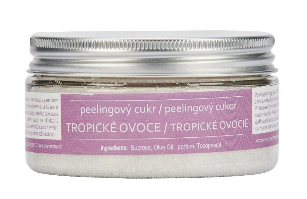 Peelingový cukor 225 g – Tropické ovocie