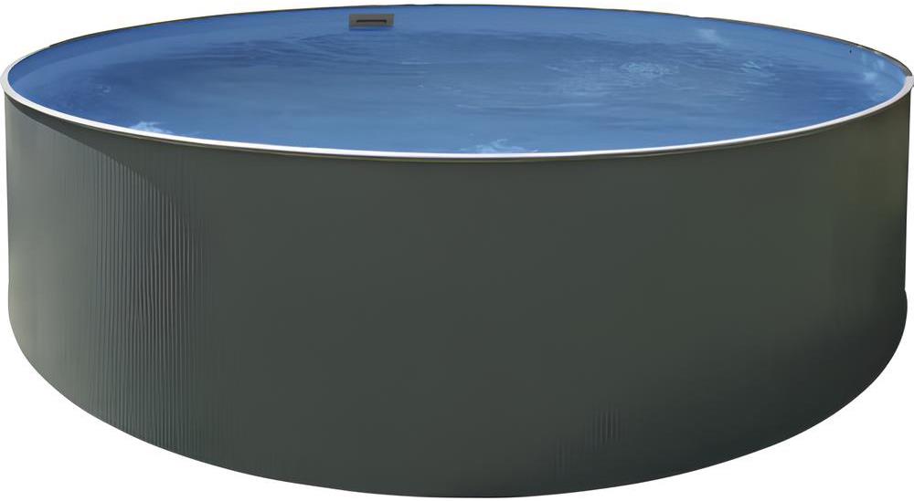 CF GROUP Bazén s konštrukciou Antrazit/Blue 450 × 122 cm