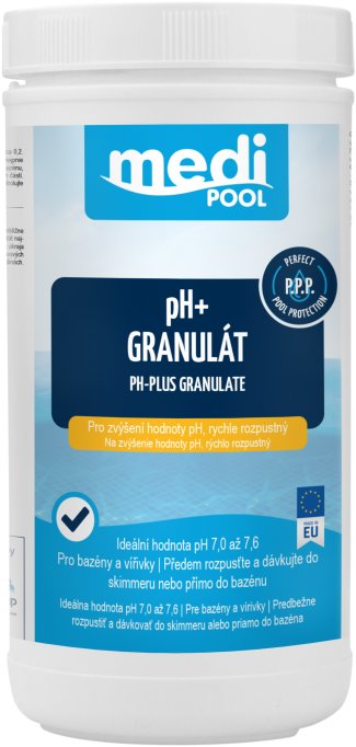 CF GROUP mediPOOL pH+Plus granulát 1,0 kg