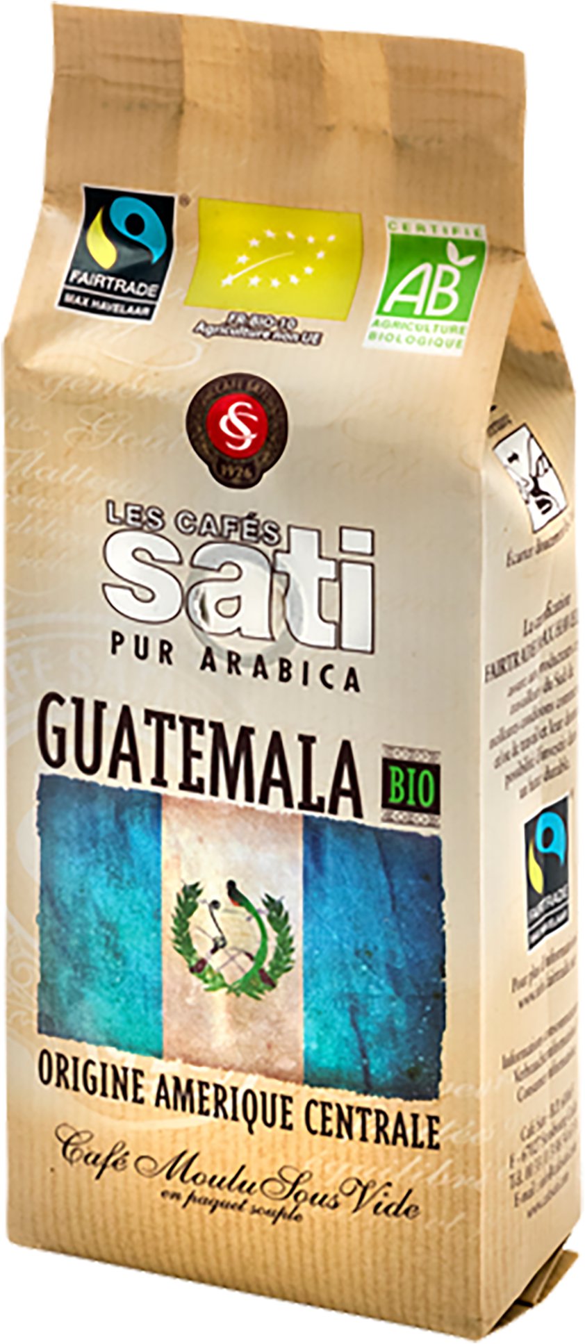 Café Sati Guatemala Bio Fairtrade mletá, 250 g