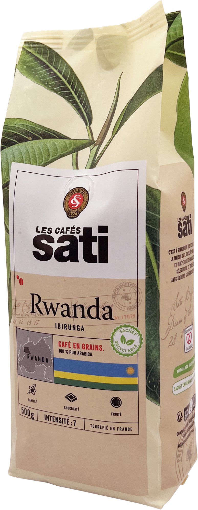 Café Sati Rwanda Mushonyi zrnková, 500 g