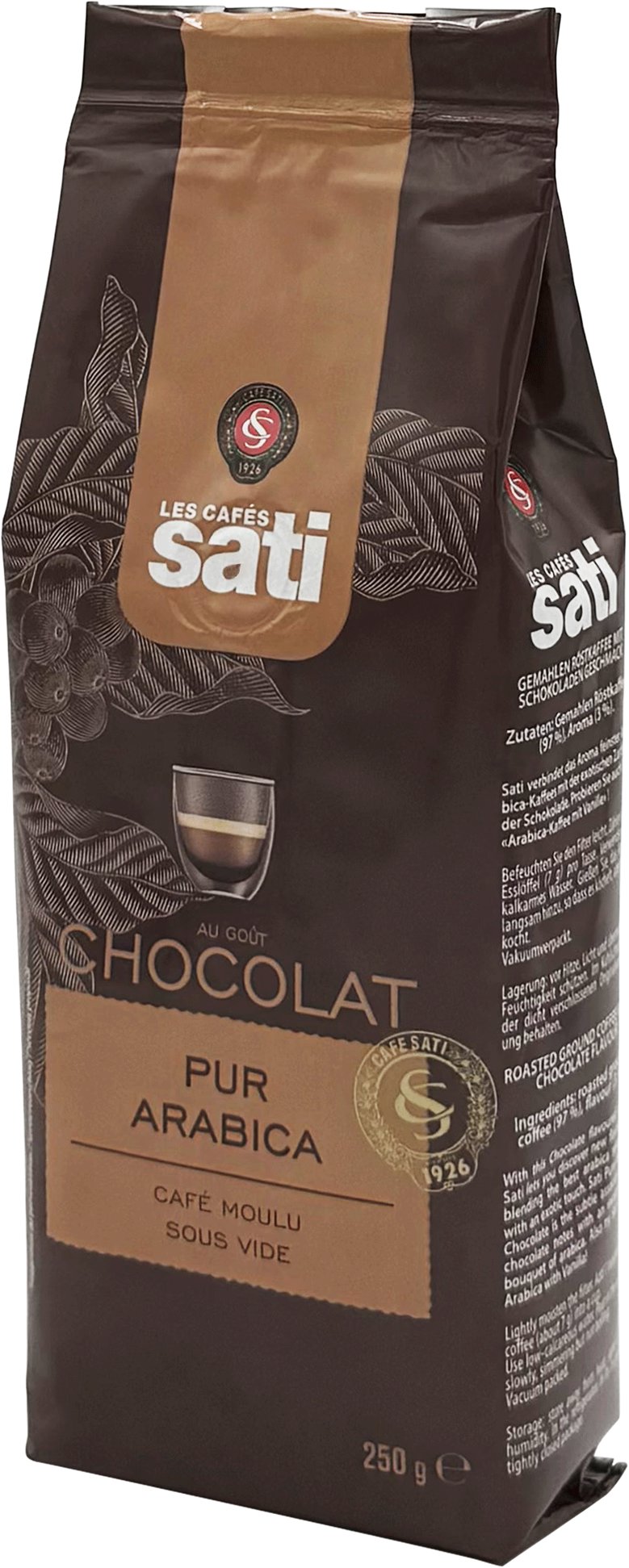 Sati café Arome Chocolat, 250 g, mletá