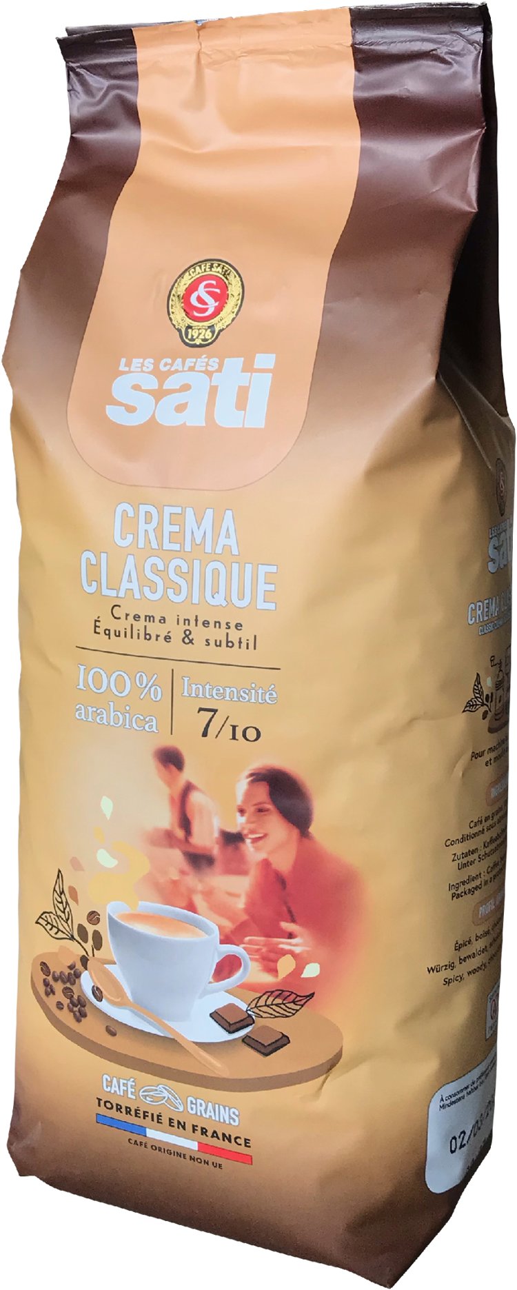Café Sati Crema zrnková, 1000 g