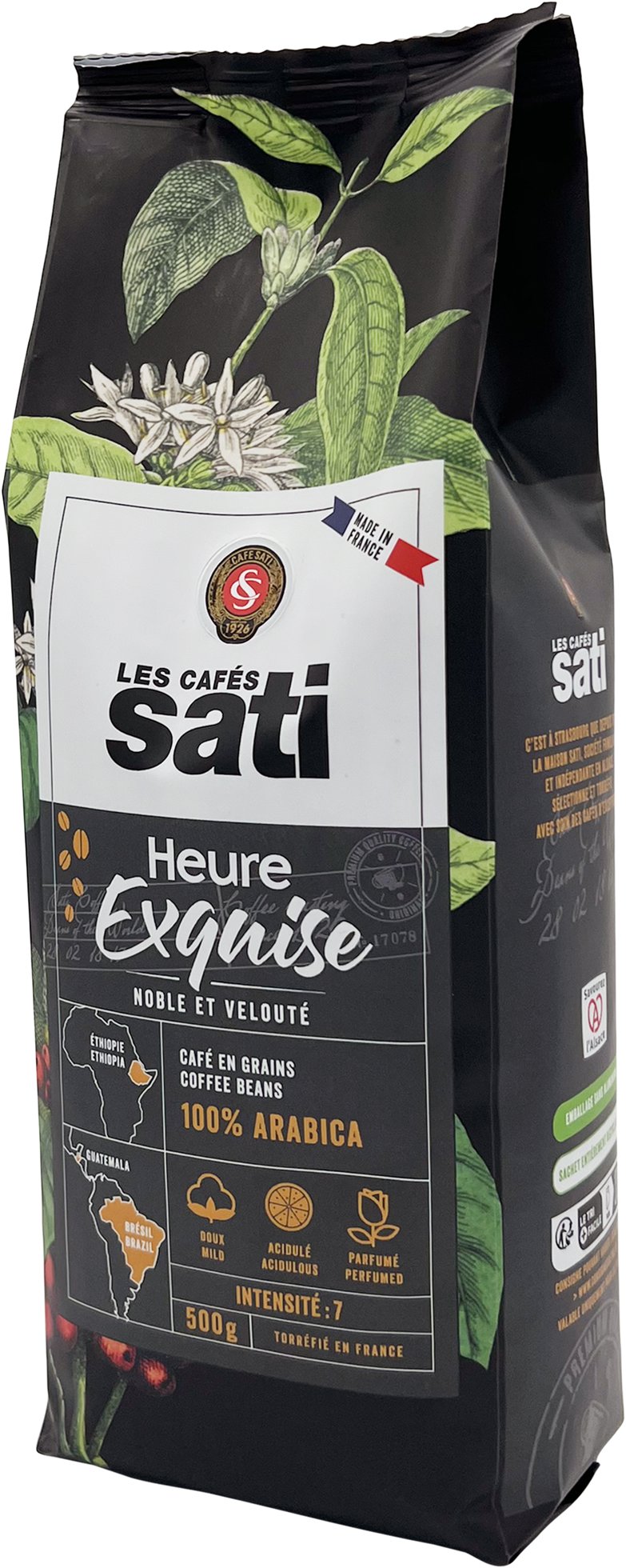 Café Sati Heure Exquise zrnková, 500 g