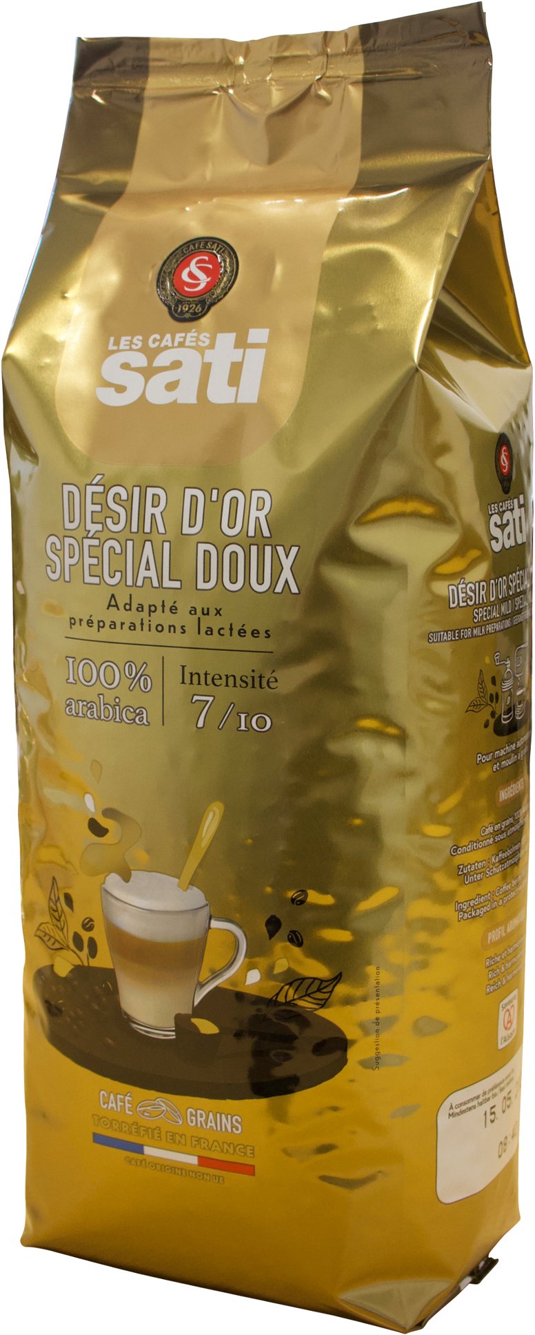 Café Sati Désir d’Or zrnková, 1000 g