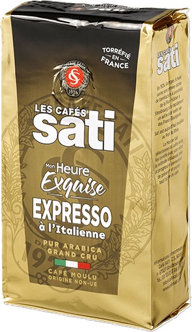 Café Sati Heure Exquise Expresso, mletá, 250 g