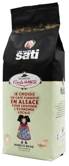 Café Sati Hansi Rond et Riche, zrnková, 1000 g