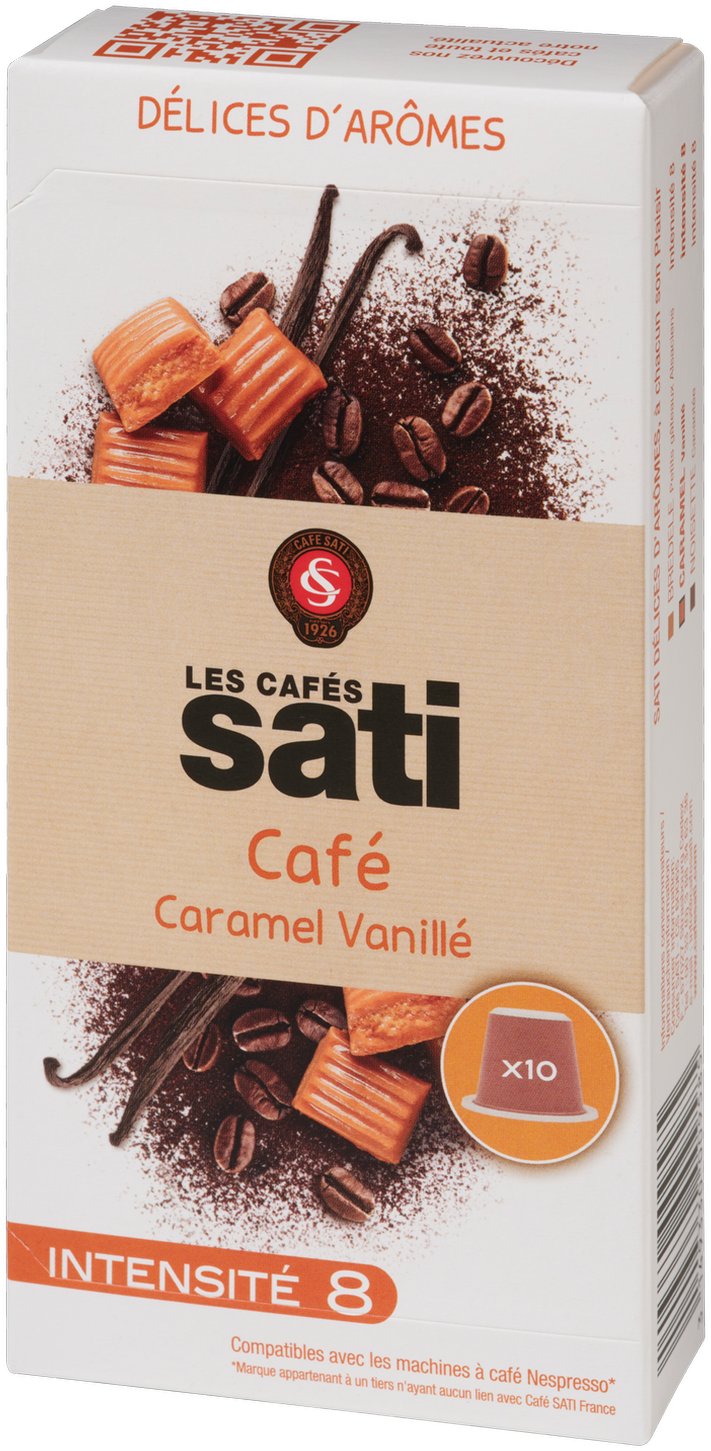 Café Sati Caramel Vanillé 10 kapsúl
