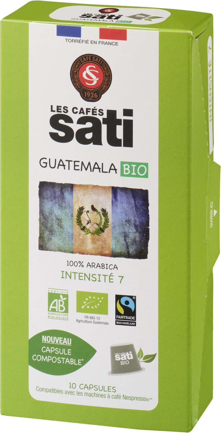 Café Sati Guatemala Bio Fairtrade 10 kapsúl