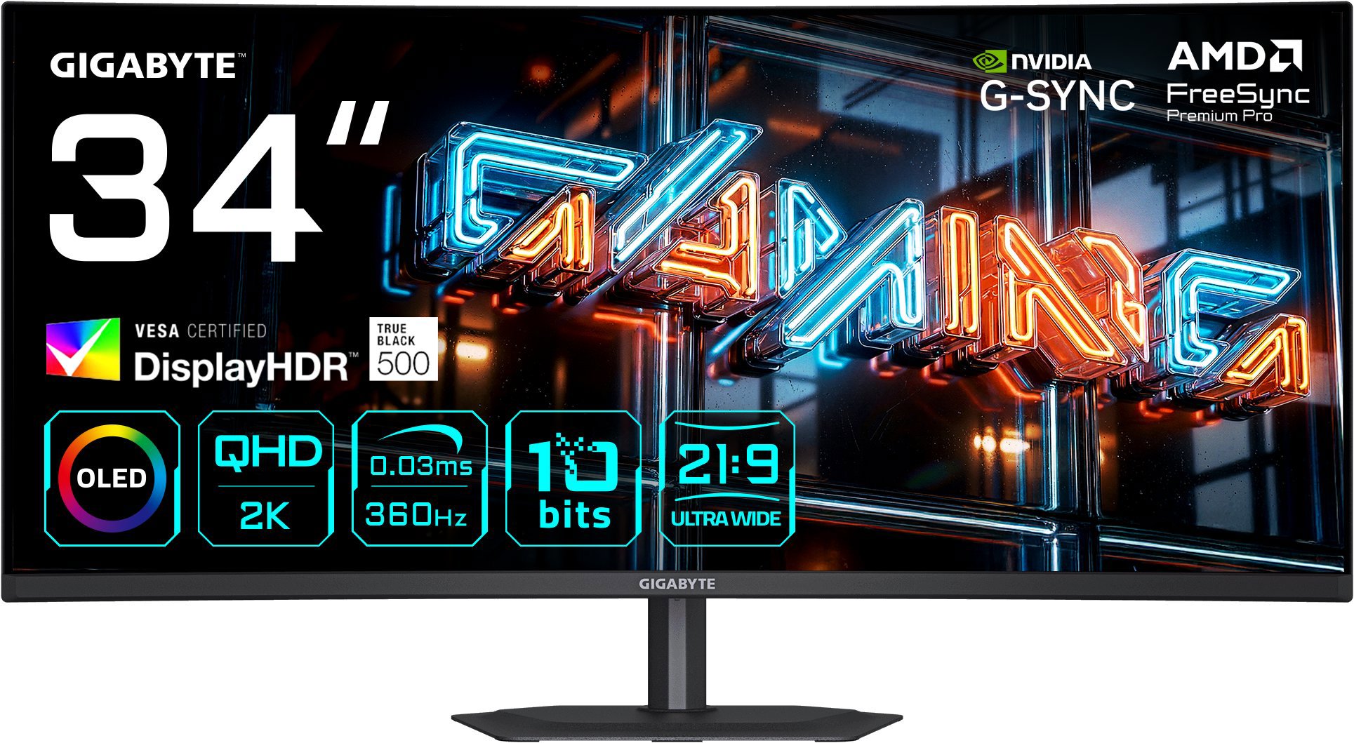 34" GIGABYTE MO34WQC36