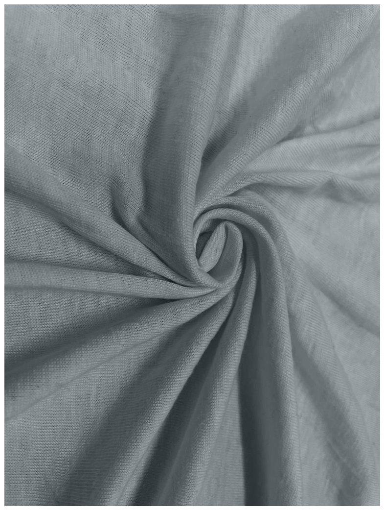 Kaptan Prestieradlo Jersey Standard 90 × 200 cm svetlo sivé