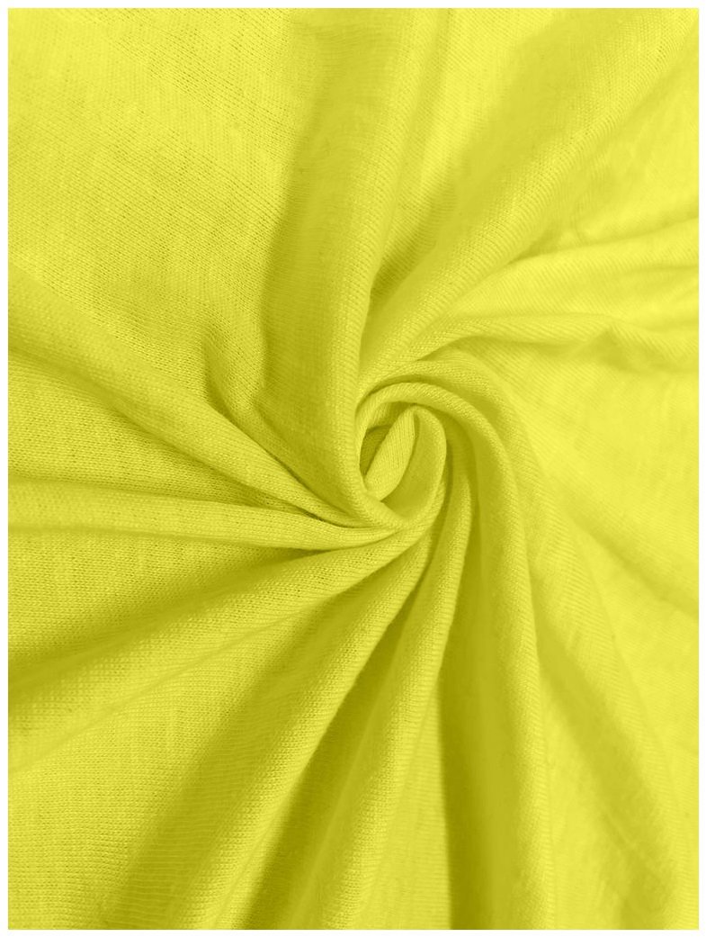 Kaptan Plachta na posteľ Jersey STANDARD 90 × 200 cm, žltá