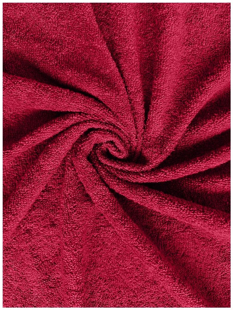 Kaptan Prestieradlo Froté TOP 180 × 200 cm, vínové