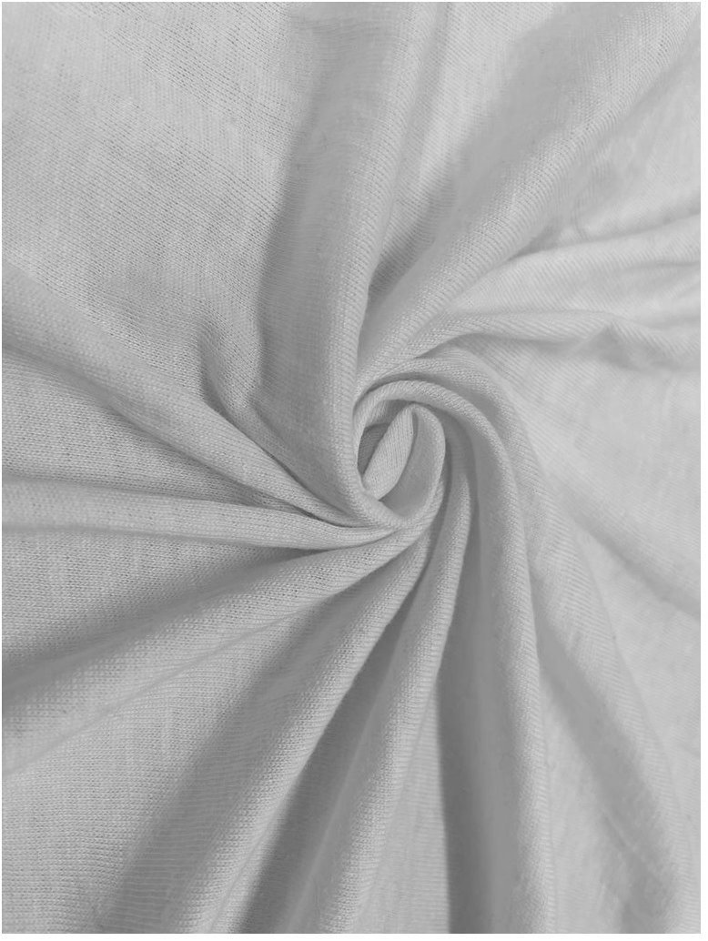 Kaptan plachta jersey do postieľky – 60 × 120 biela