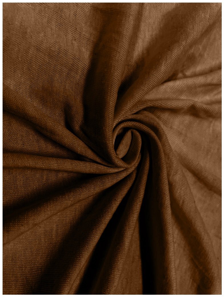 Kaptan Plachta na posteľ Jersey Lux, 90 × 200 cm, tmavo hnedé