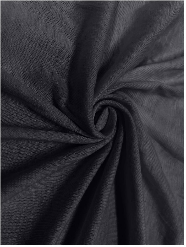 Kaptan Plachta na posteľ Jersey Lux, 180 × 200 cm, tmavosivá