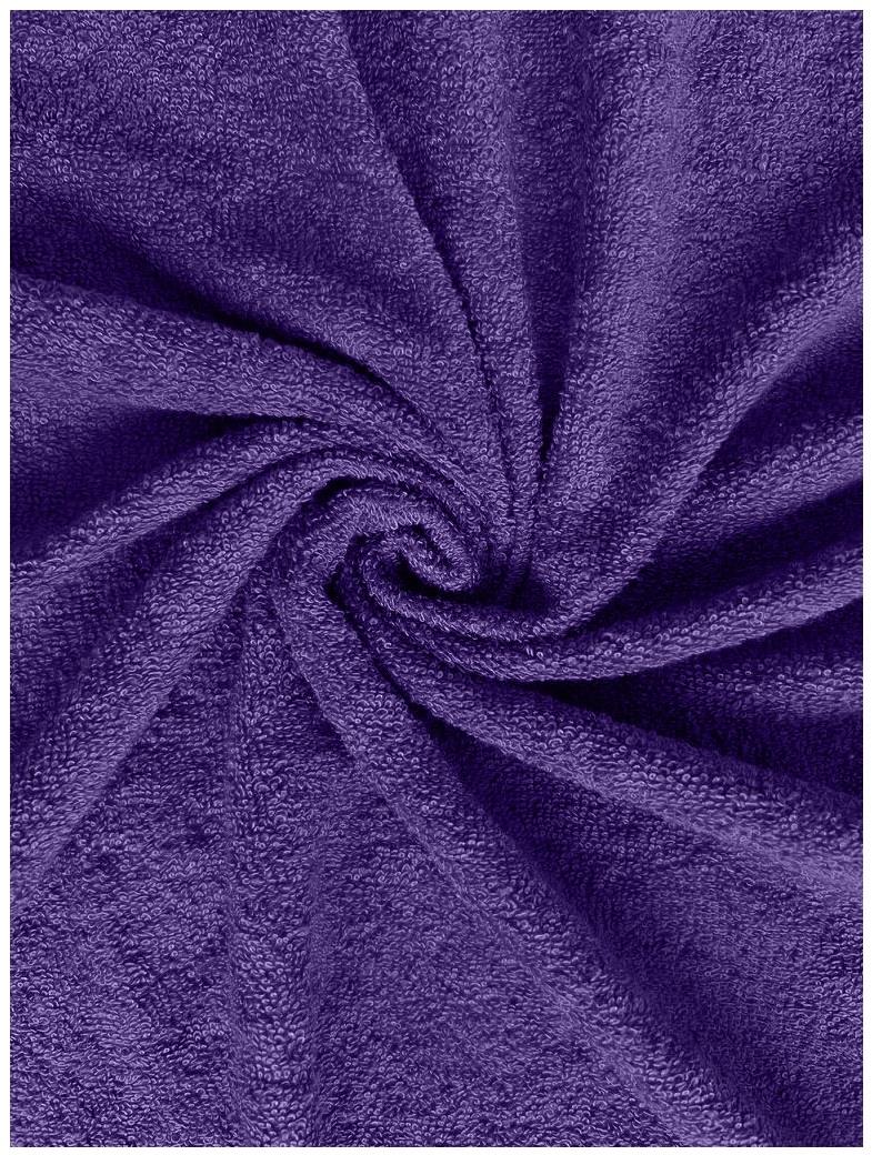 Kaptan Plachta na posteľ Froté Lux, 180 × 200 cm, tmavo fialové