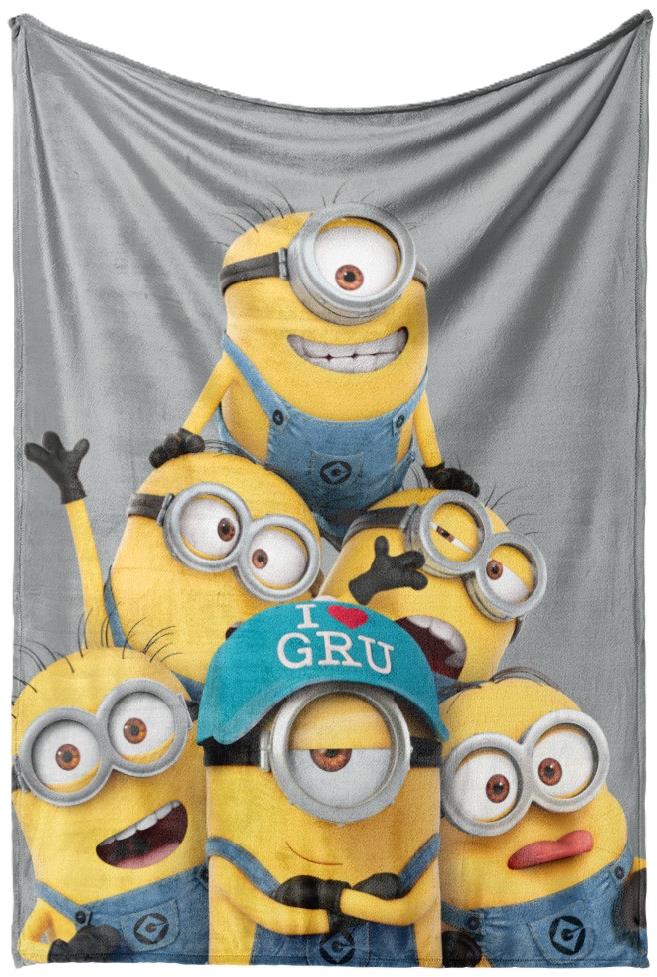 Kaptan Detská deka Mimoni Tím Gru 150 × 200 cm