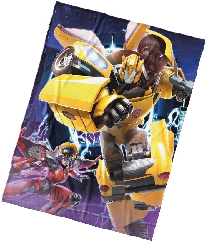 Kaptan Detská deka Transformers Bumblebee a Windblade 150 × 200 cm
