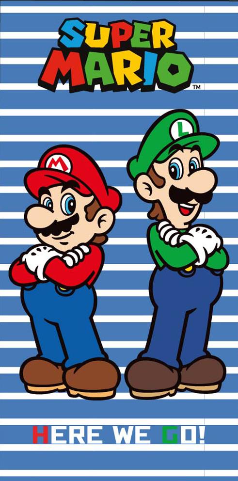 Kaptan Detská osuška Super Mario a Luigi