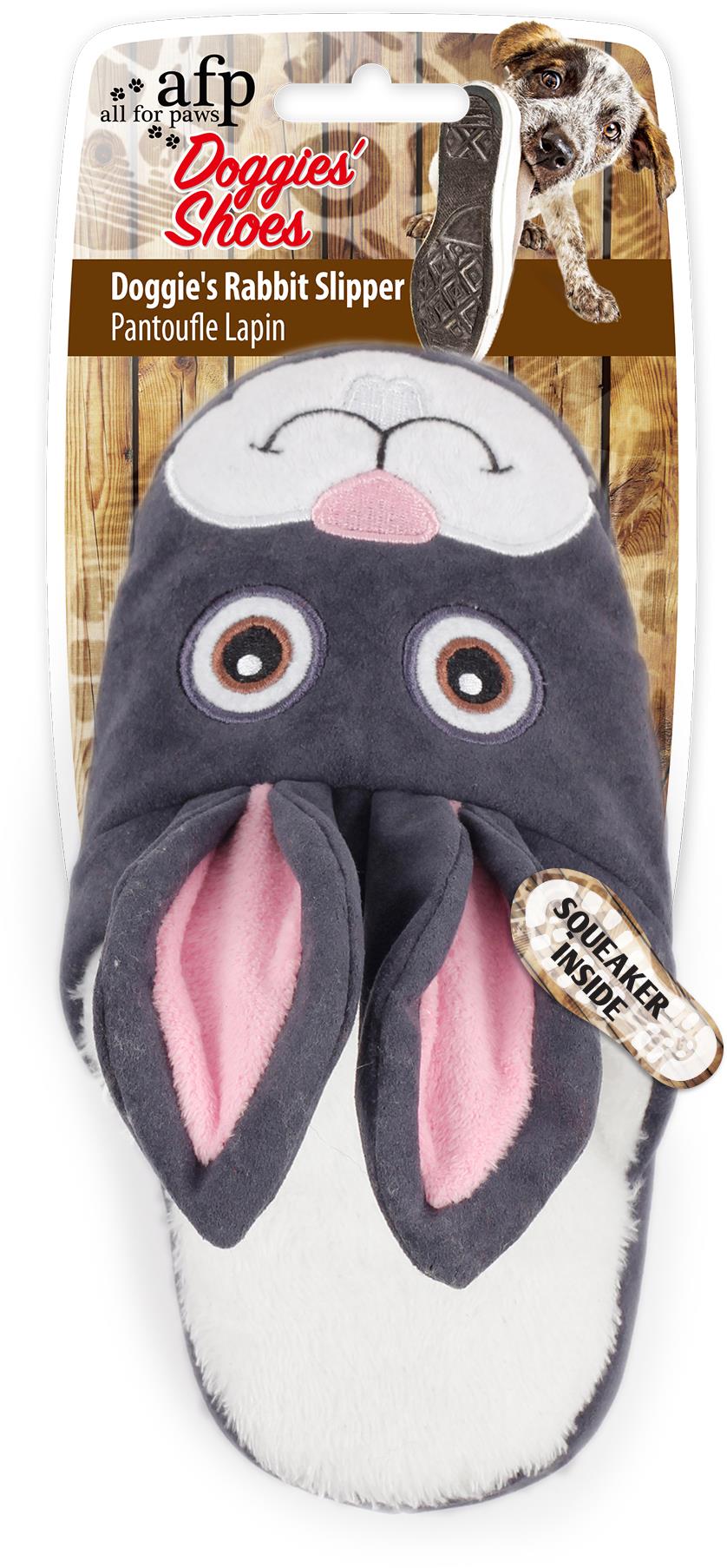 AFP Doggies Shoes Plyšová papuča – králik