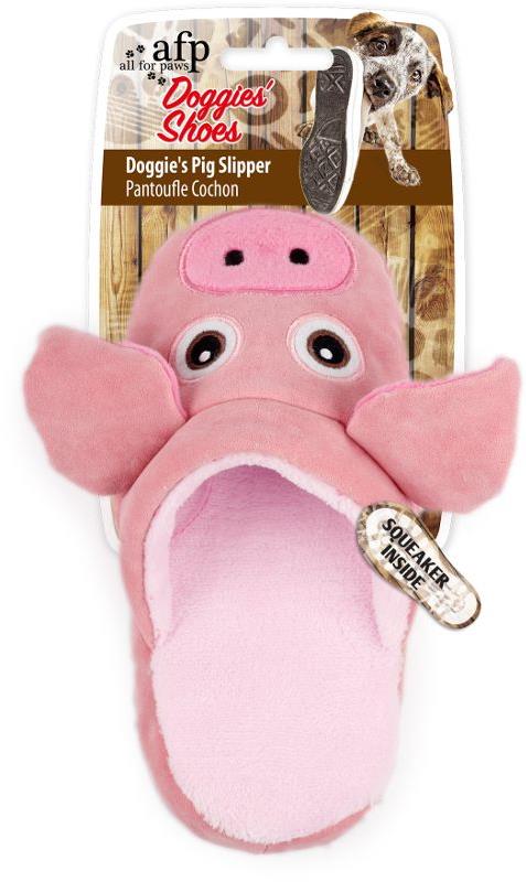 AFP Doggies Shoes Plyšová papuča – prasa