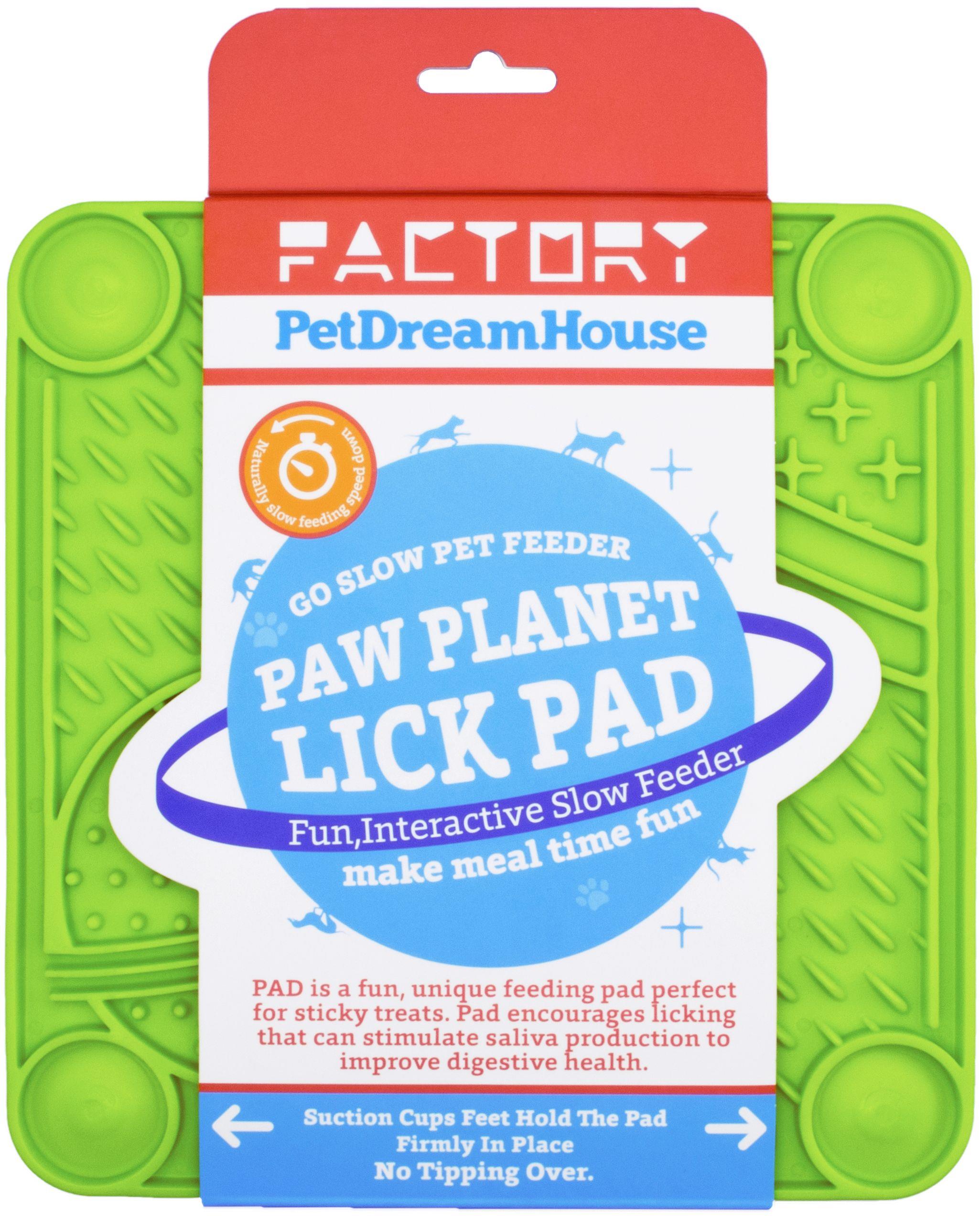 PetDreamHouse lízacia podložka Paw Planet Lick Pad – zelená
