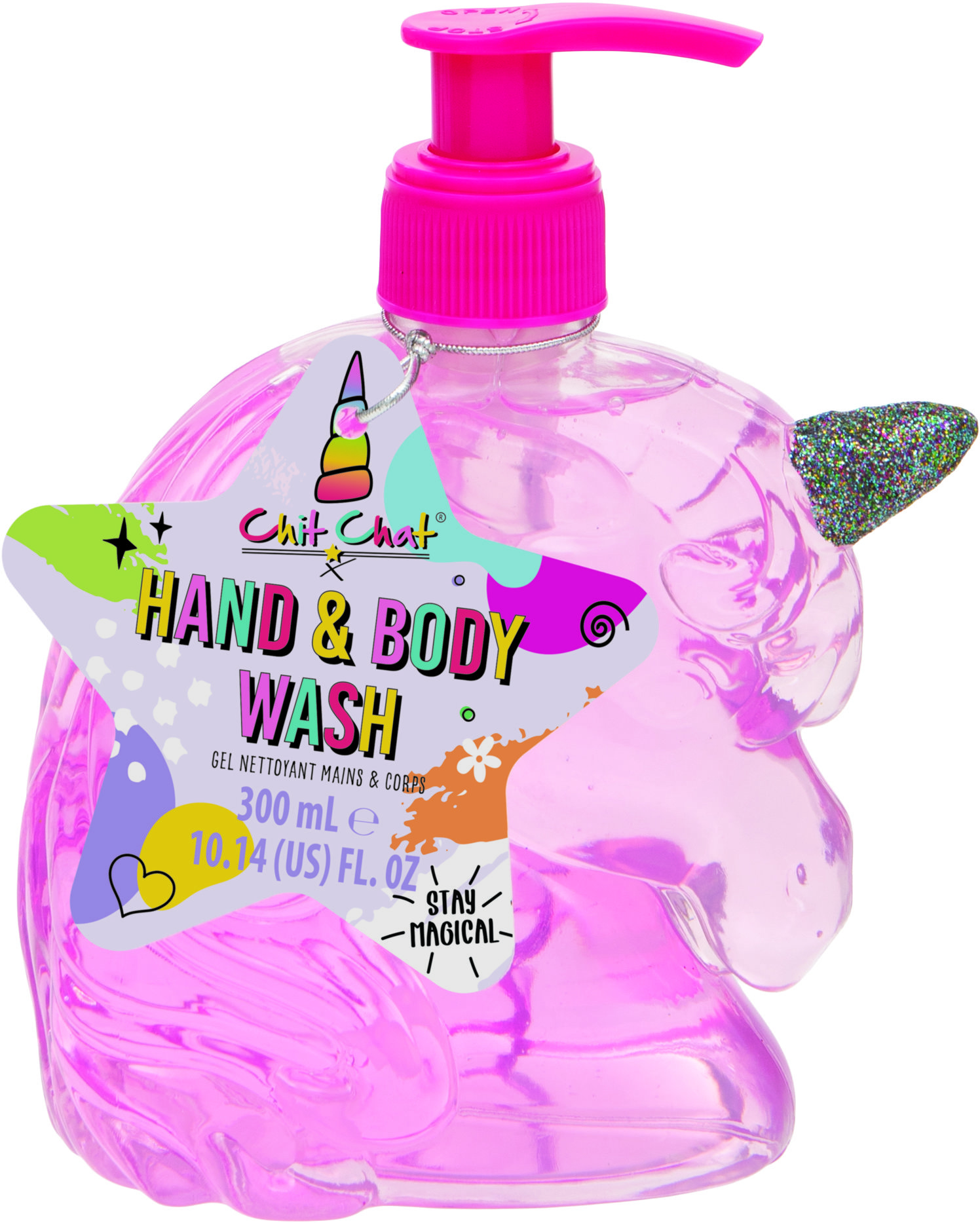Chit Chat Unicorn Hand and Body Wash, mydlo na telo a ruky 300 ml