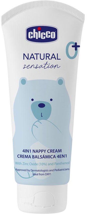 CHICCO Krém na zadoček Natural Sensation so zinkom a pantenolom 100 ml