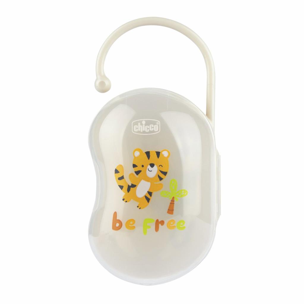 CHICCO Puzdro na cumlík dvojitý Easy Box – tiger