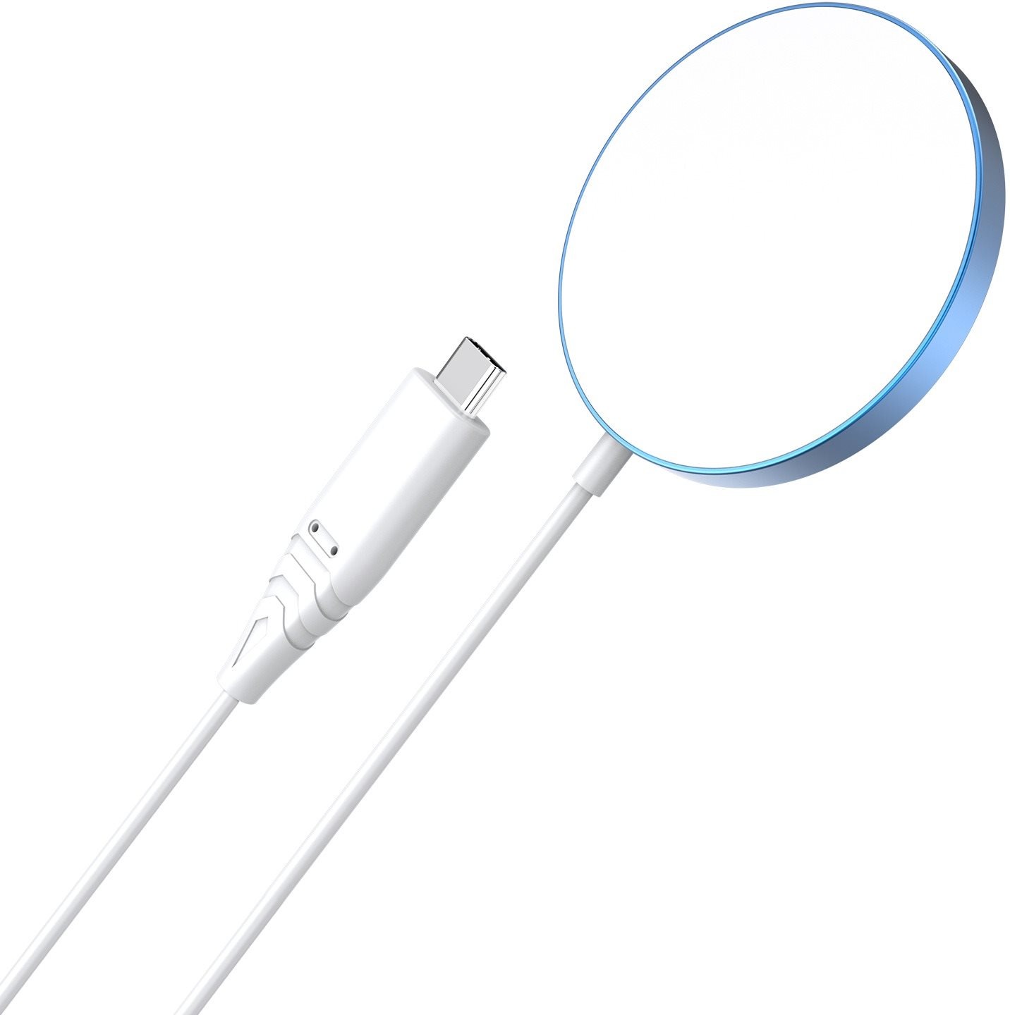 ChoeTech 15W Removable Wireless MagSafe Charger for iPhone12/13/14, blue