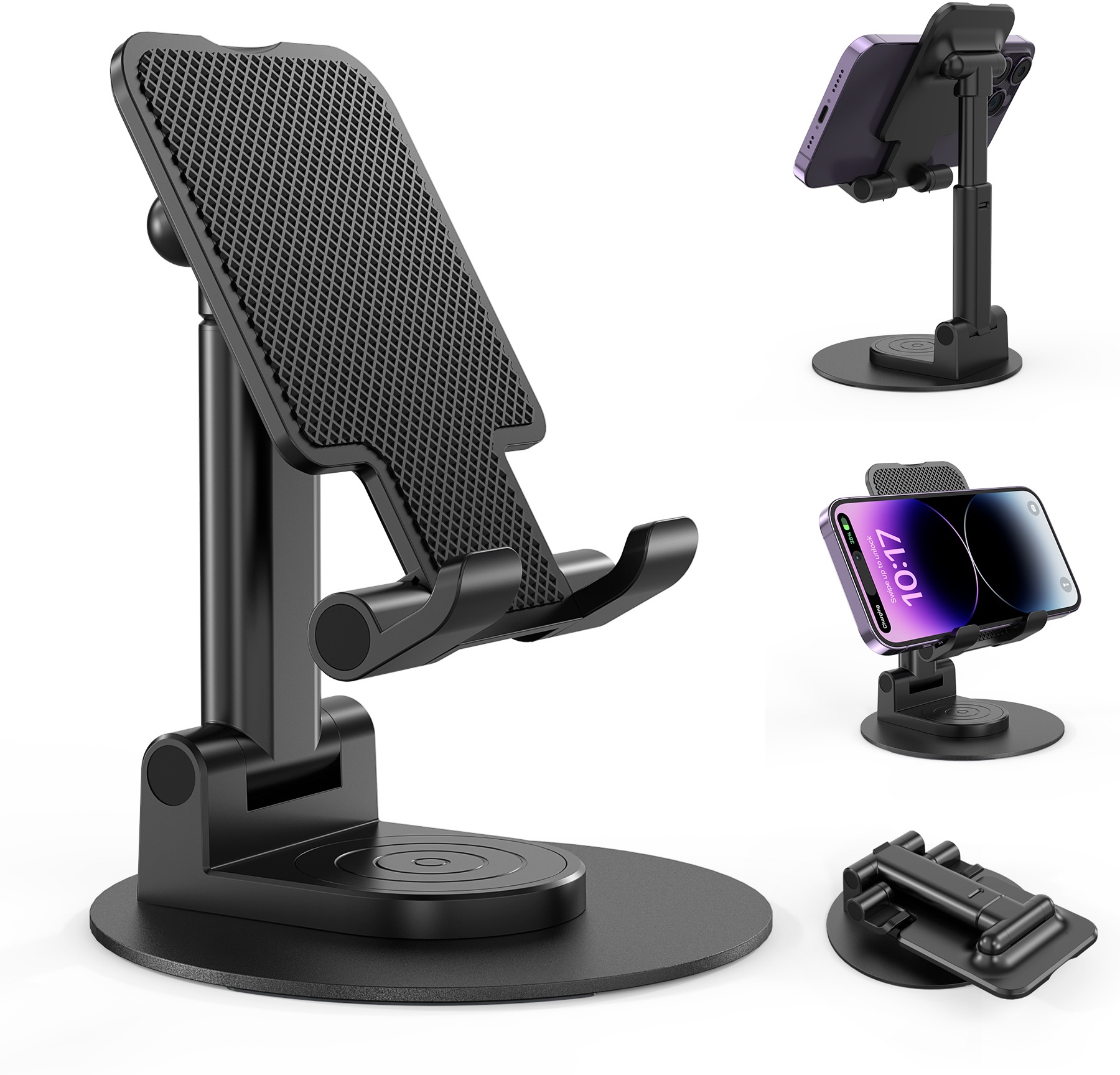 Choetech 360 Degree Rotation Desktop Mobile/ipad stand-Black