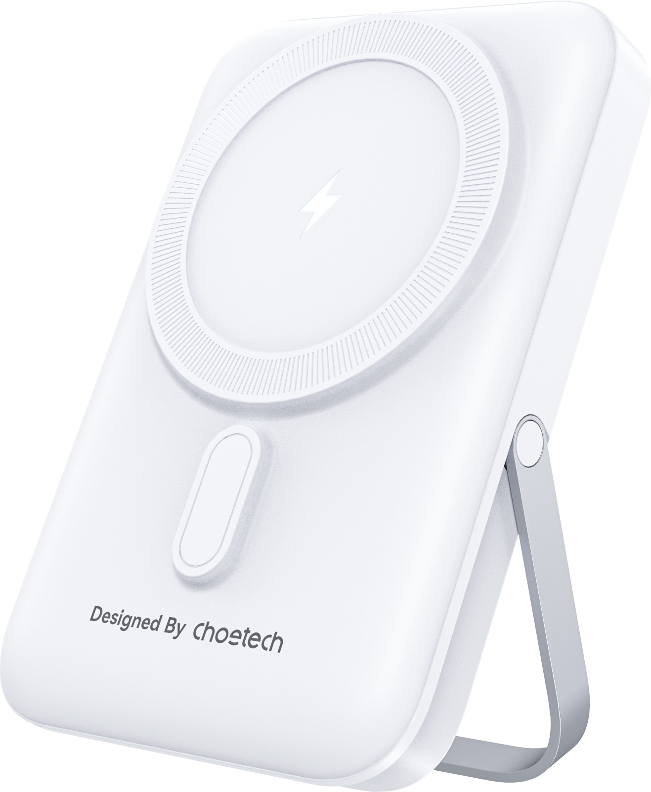ChoeTech PD20W 10 000 mAh Magnetic Power Bank with holder white