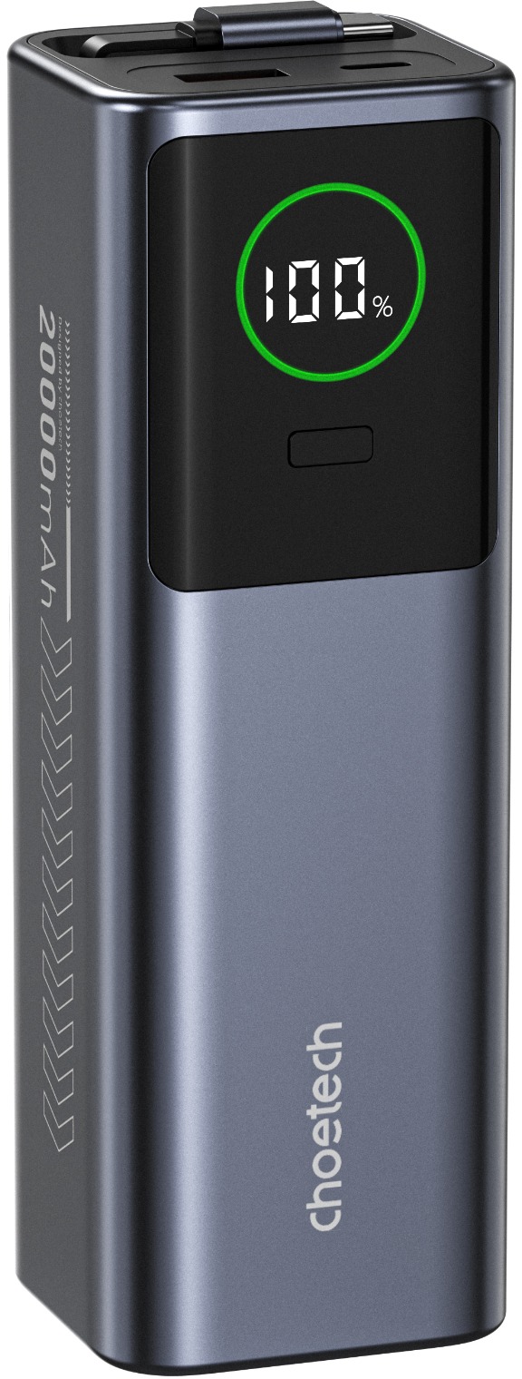 ChoeTech PD100W CCC Certified 20000 mAh AC input Power Bank